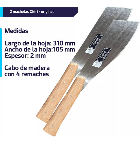 Macheta Para Poda Cocina Camping De Acero Asador Parrilla
