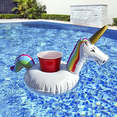 Gofloats Unicornio Inflable Gigante | Incluye Flotador Extra