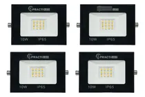 Comprar Reflectores Led Exterior 10w Alta Potencia Pack X 4