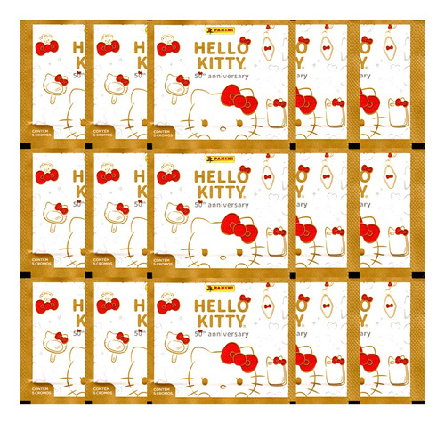 Kit 200 Figurinhas Do Álbum Hello Kitty Anniversary (40 Env)