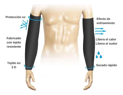Timotech 4 Pares De Mangas De Protección Uv Para Brazos