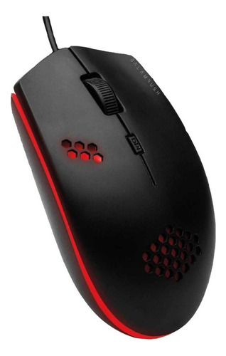 Mouse Gamer Balam Rush Iron Alámbrico Usb A 2400dpi 6pza /v Color Negro