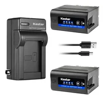 Comprar Cargador Doble + 2 Baterias Usb Kastar Np-f990 11600ma\u002Fh