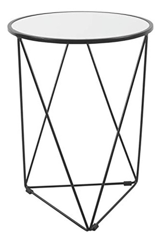 Homepop Metal Accent Table Base Triangular Parte Superior De