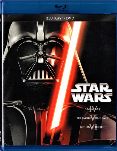 Star Wars Trilogia Episodios 4  5  6 Combo Blu-ray + Dvd