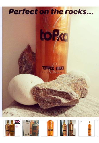 Tofka Vodka Toffee + Licor Sheridan's Café Crema Enamorados