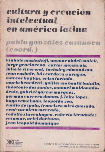 Cultura Y Creacion Intelectual En America Latina 