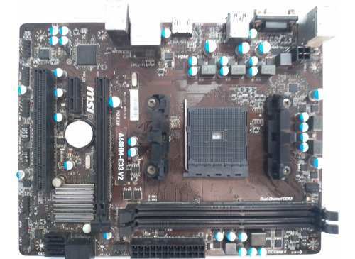 Placa Socket Fm2/fm2+ A68hm-e33 Msi A10/a8/a6/a4 Para Pc (Usado)