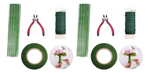 2 Kits De Herramientas Para Arreglos Florales, Cinta Adhesiv