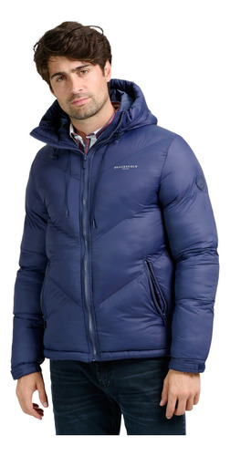 Campera Puffer Liviana Hombre Brooksfield Importada 7047b