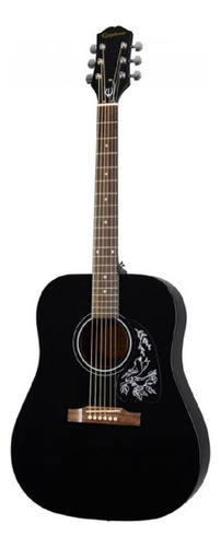 Guitarra Acustica EpiPhone Starling Color Negra