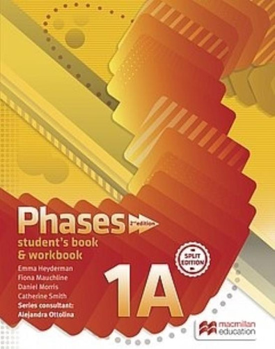 Phases 1a (2nd.ed.) Student's + Workbook Split Edition, De Heyderman, Emma. Editorial Macmillan, Tapa Blanda En Inglés Internacional