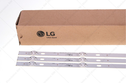 Kit 3 Barras Led TvLG 43lh5100 43lh5700 Agf79103401