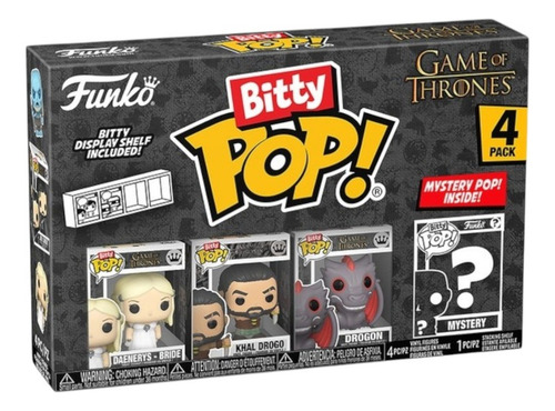 Funko Bitty Pop! Game Of Thrones - Daenerys 4 Pack (Usado)
