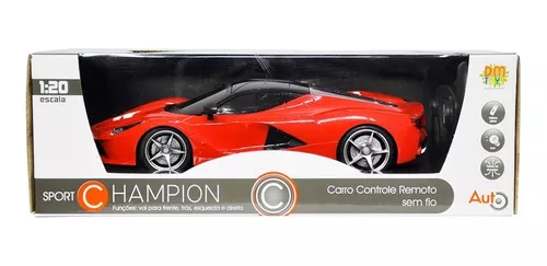 Brinquedo Infantil Carrinho Controle Remoto Sem Fio Champion