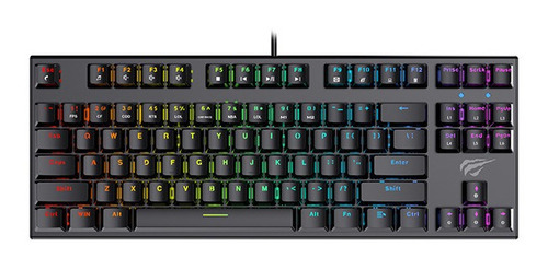 Teclado Mecanico Gamer Havit Gamenote Rgb Kb857l Cc