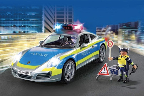 Playmobil Porsche 911 Carrera 4s Policía