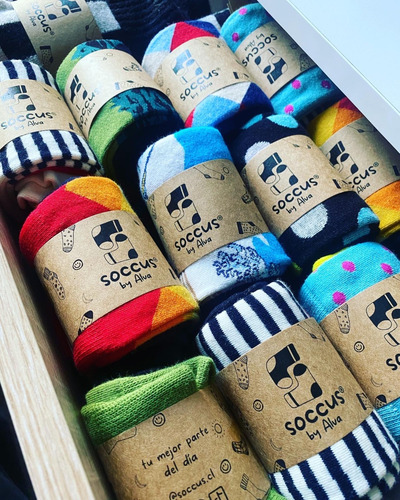 Imagen 1 de 2 de Tree Pack Calcetines De Moda Con Diseños Happy Socks