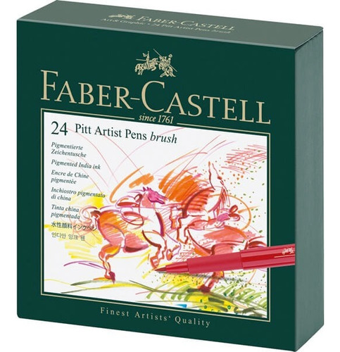 Set De Lapices Faber- Castell Marc Pitt Pen B Estudio 24 Pcs
