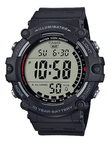 Reloj Casio Ae 1500wh 5 Alarmas Caratula Grande 54mm
