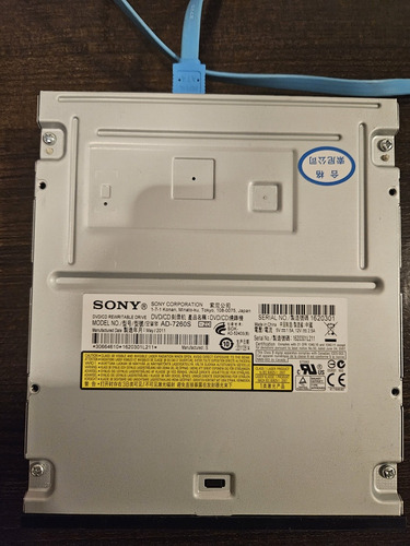 Lectora Grabadora Cd Y Dvd Sony Ad-7260s, Con Cable Sata Inc
