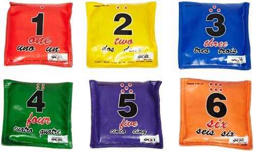 Sportime Tri-lingual Numérico Bean Bag Set - Set De 6 - 6 Co