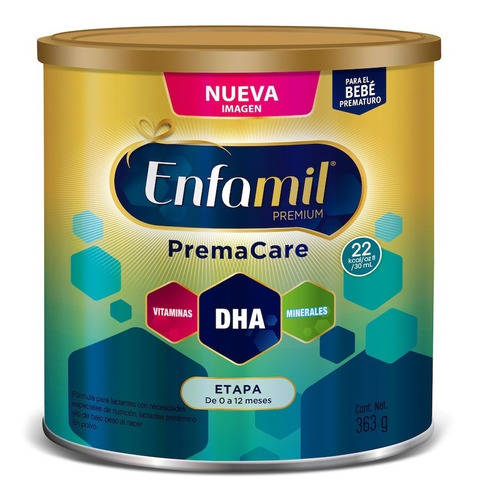 Fórmula Infantil Enfamil Premacare 0-12 Meses Lata De 363 Gr