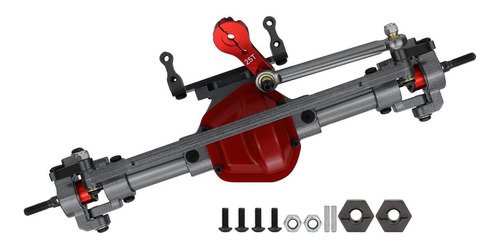 Eje Delantero A Escala 1:10 Con Base Servo Para Axial Scx10