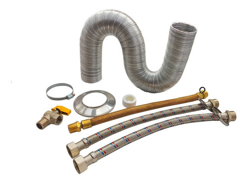 Kit Mangueira Aquecedor De Passagem Rinnai 32 L 2402 Glp