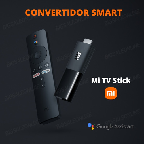 Imagen 2 de 9 de Convertidor Smart Xiaomi Mi Tv Stick Amazon Disney Netflix