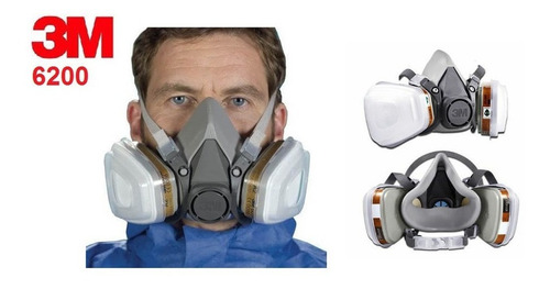 Mascarilla 3m 15 En 1 Completo Modelo 6200 Máscara De Gas | Cuotas sin interés Mascarilla 3m 15 En 1 Completo Modelo 6200 Máscara De Gas | Cuotas sin interés