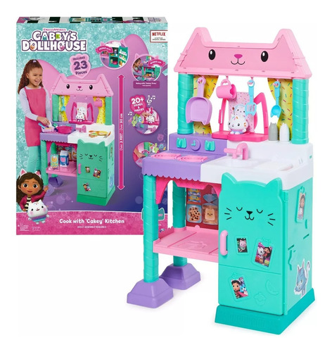 Cocina Gabbys Dollhouse, Cocina De Gabby, Con Accesorios