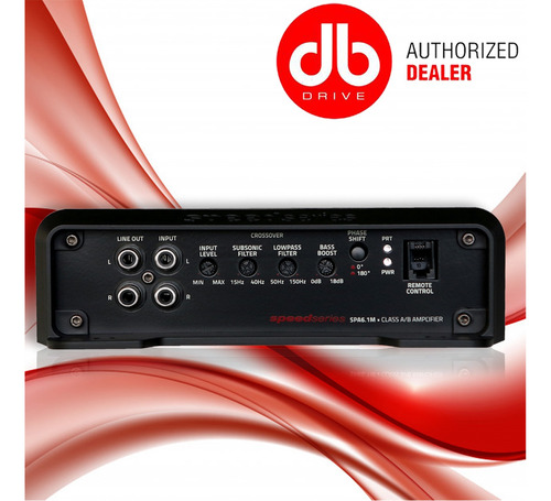 Remate Amplificador Db Drive Spa6.1m 1 Ch Clase Ab *724