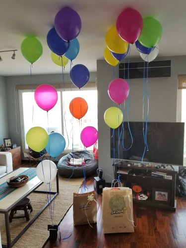 Regalo A Domicilio De 12 Globos De Helio Super Grandes 