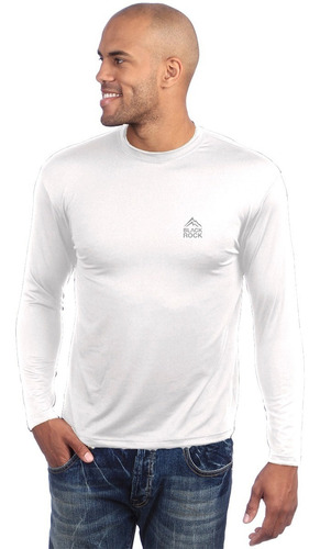 Imagen 2 de 4 de Camiseta Remera Térmica Frizada Black Rock Hombre