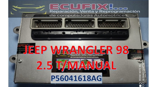 Computadora De Motor Ecm Pcm Jeep Wrangler 98 2.5 Estandar