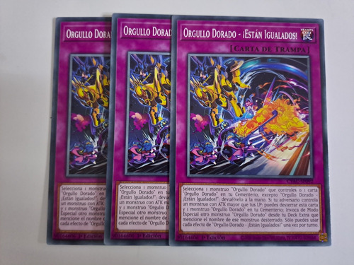 Gold Pride It's Neck And Neck! X3 Cyberstorm Access Yugioh 