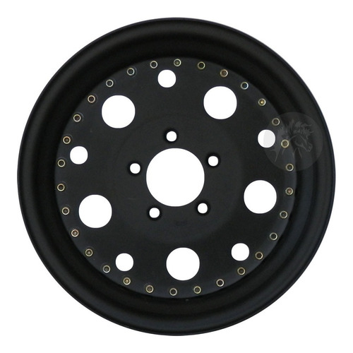 Llanta Ñandu Negra Rodado 15x6 Falcon Chevy 5x114 Cavallino