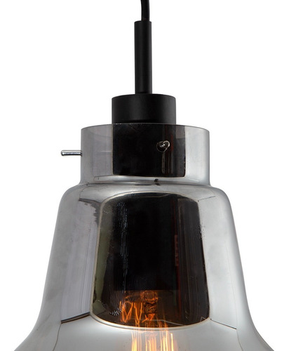 Lámpara Colgante Lumimexico H8324-1 Ahumado Mate E27 60w 1 Luz