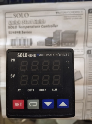 Control De Temperatura Marca Automation Direct Sl4848-lv