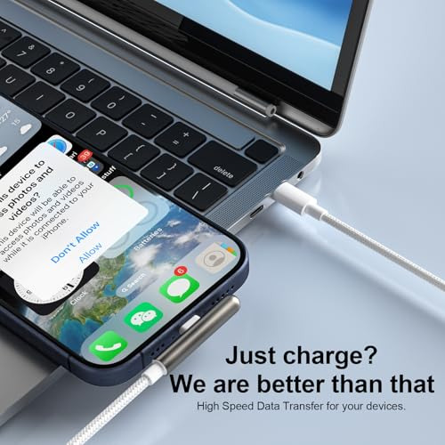 Cable Usb C A Usb C De 6 Pies Cargador Para iPhone 16 Trenza