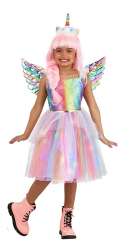 Disfraz De Unicornio Con Luz Para Niñas Envio Gratis