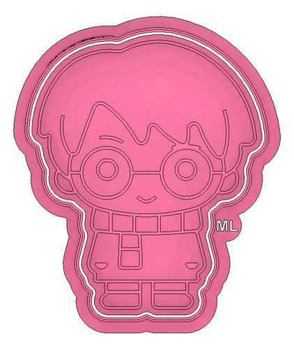 Cortador De Galleta Harry Potter Bufanda 10cm