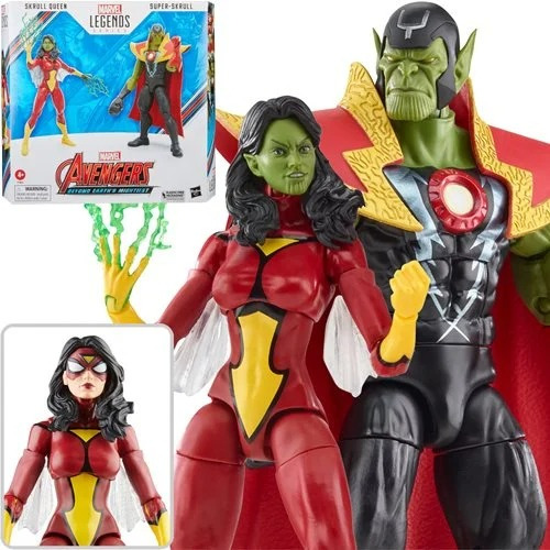Marvel Legends Skrull Spiderwoman Super Skrull Invasion Pack