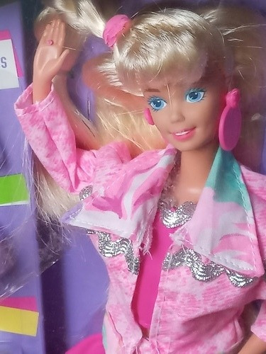  Barbie Paint 'n Dazzle  Antiga 80 90 1993 Superstar