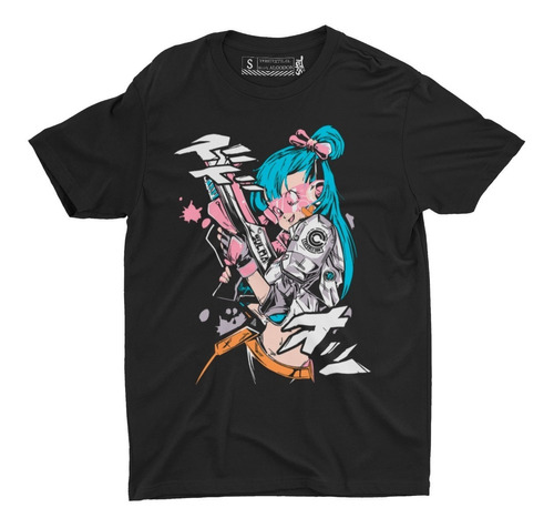 Polera Bulma - Moda Mujer Juvenil - Estampada Anime