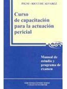 Libro Curso De Capacitacion Para La Actuacion Pericial De Pi