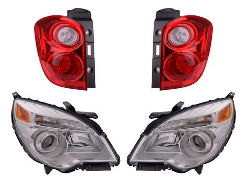 Set Calaveras + Faros Depo Chevrolet Equinox 2010-2015