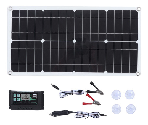 Aramox Kit Panel Solar Portatil Mantenedor Bateria 250 W 10