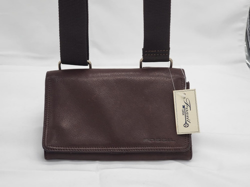 Imagen 2 de 4 de Fossil Crossbody Flip Expresso De Piel